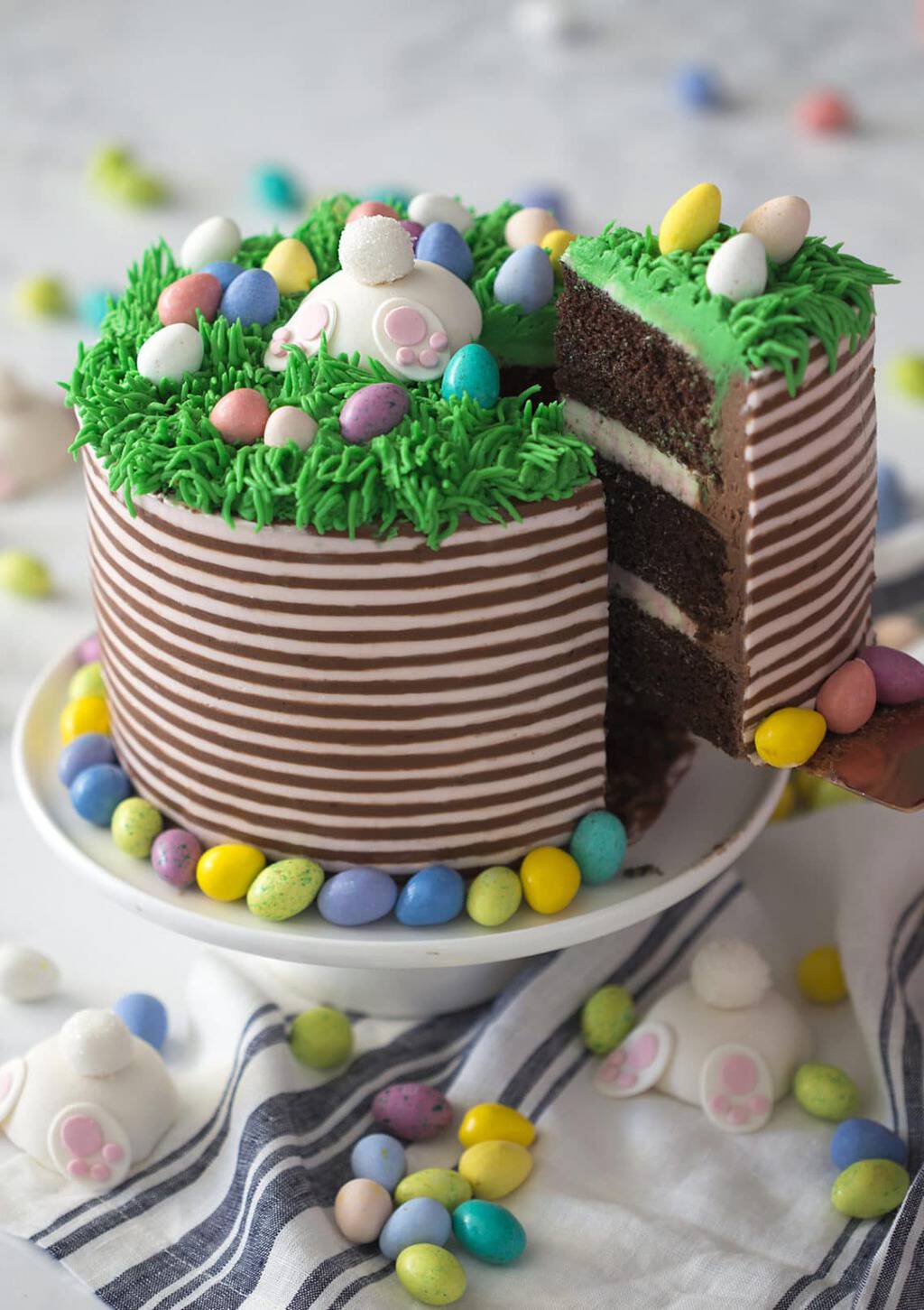 Bunny Butt Easter Cake By Preppy Kitchen