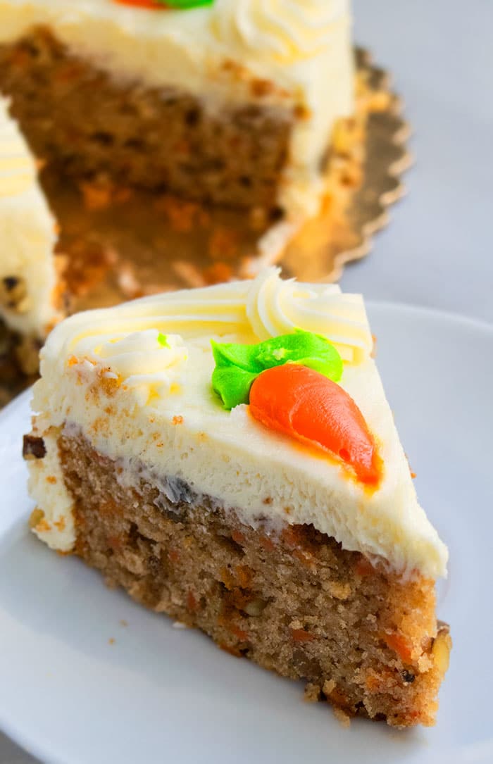 Carrot Cake with Cream Cheese Frosting By Cake Whiz
