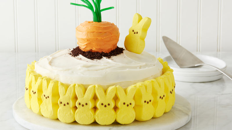 Carrot Top Peeps Bunny Cake By Betty Crocker
