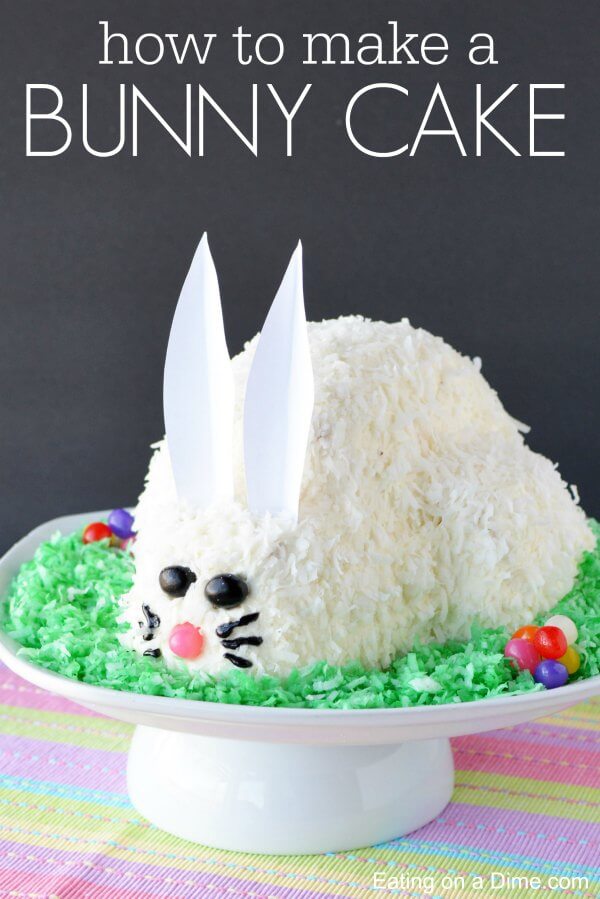 Coconut bunny cake