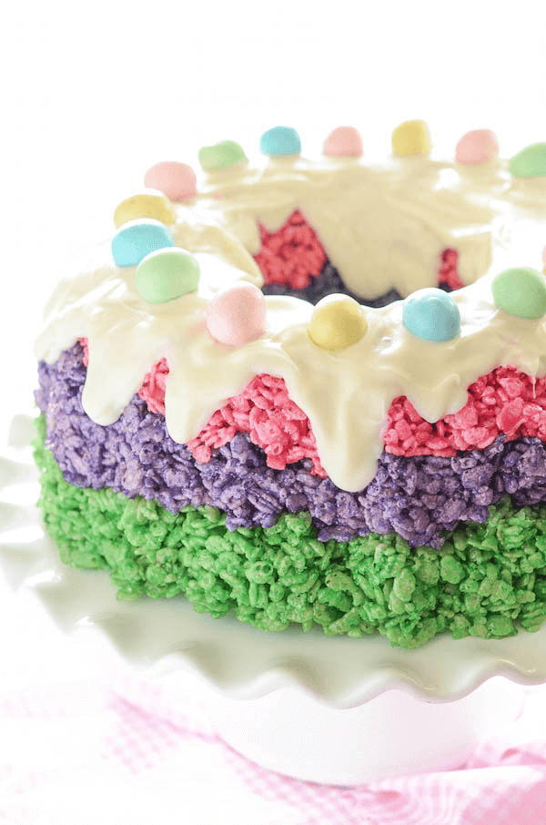 Easter Rice Krispie Cake By The Novice Chef Blog