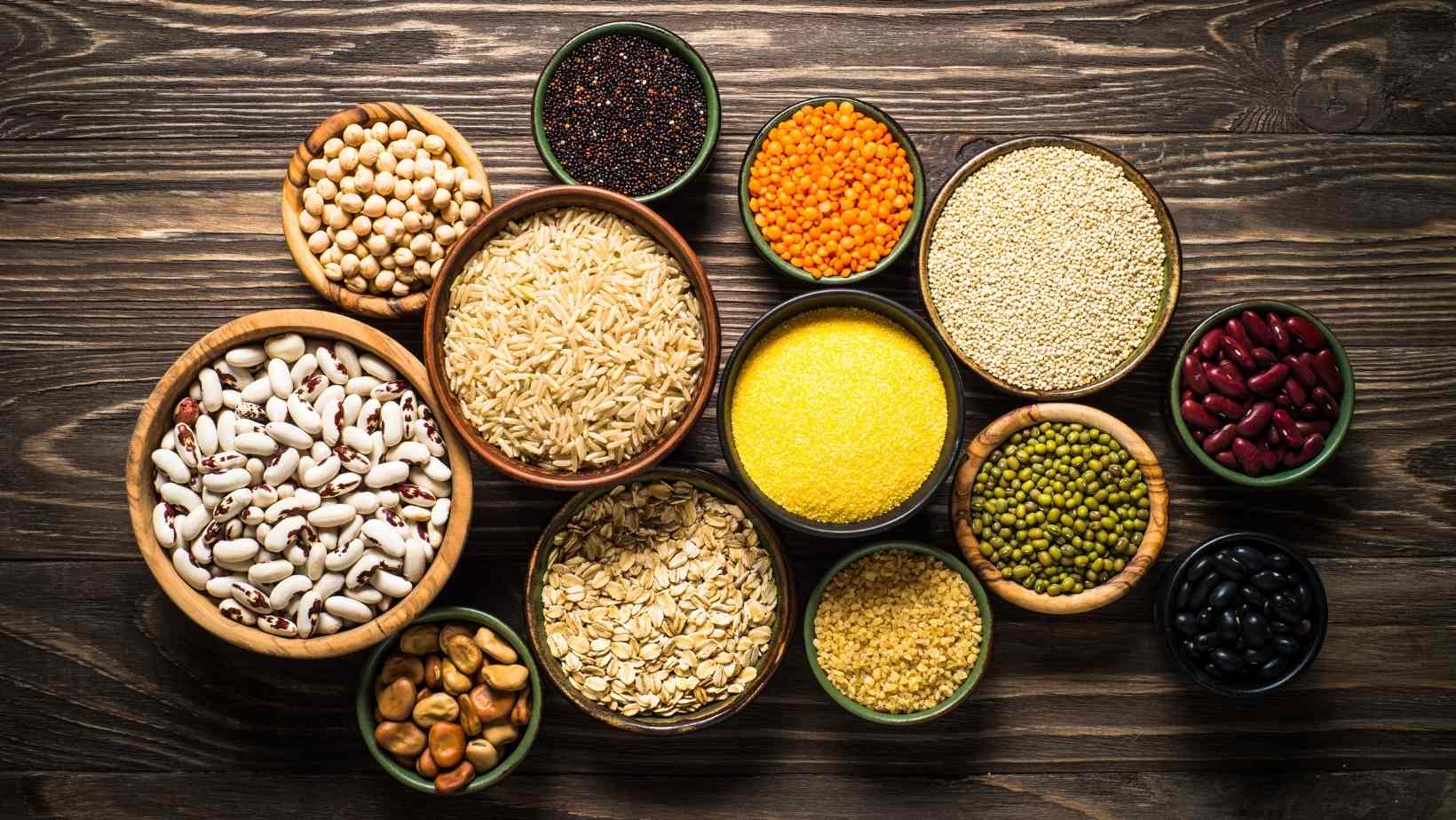 Grains, legumes, and nuts