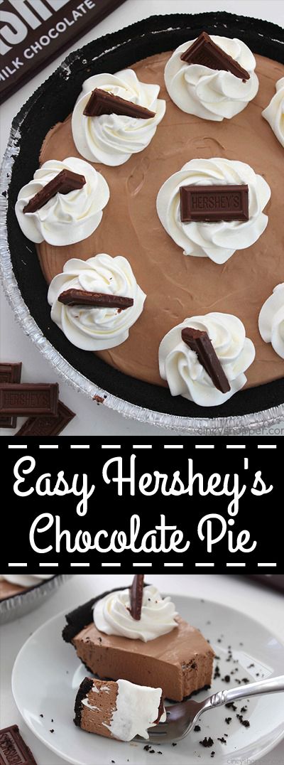 Hershey's Chocolate Pie By Cincy Shopper

