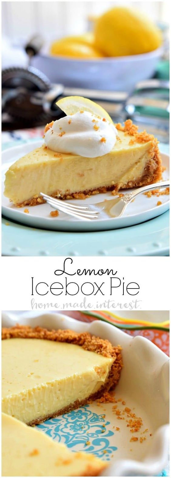 Lemon Icebox Pie By Home Made Interest
