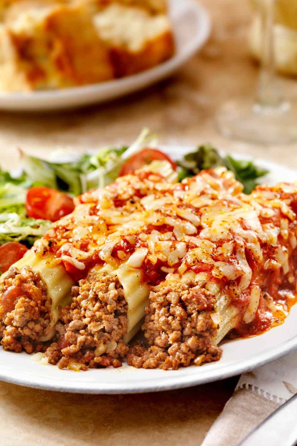 Manicotti with Stuffing