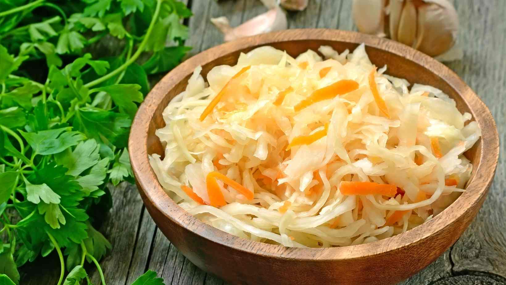 Sauerkraut is beneficial to the digestive system