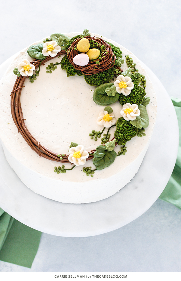 Spring Wreath Cake By The Cake Blog