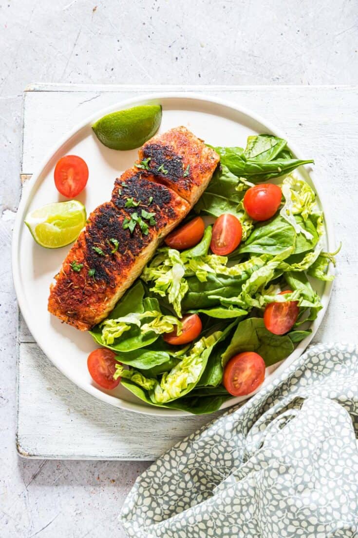 10 MINUTE BLACKENED SALMON