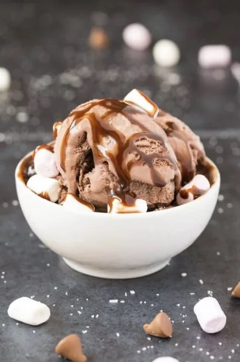 4 Ingredient Keto Hot Chocolate Ice Cream