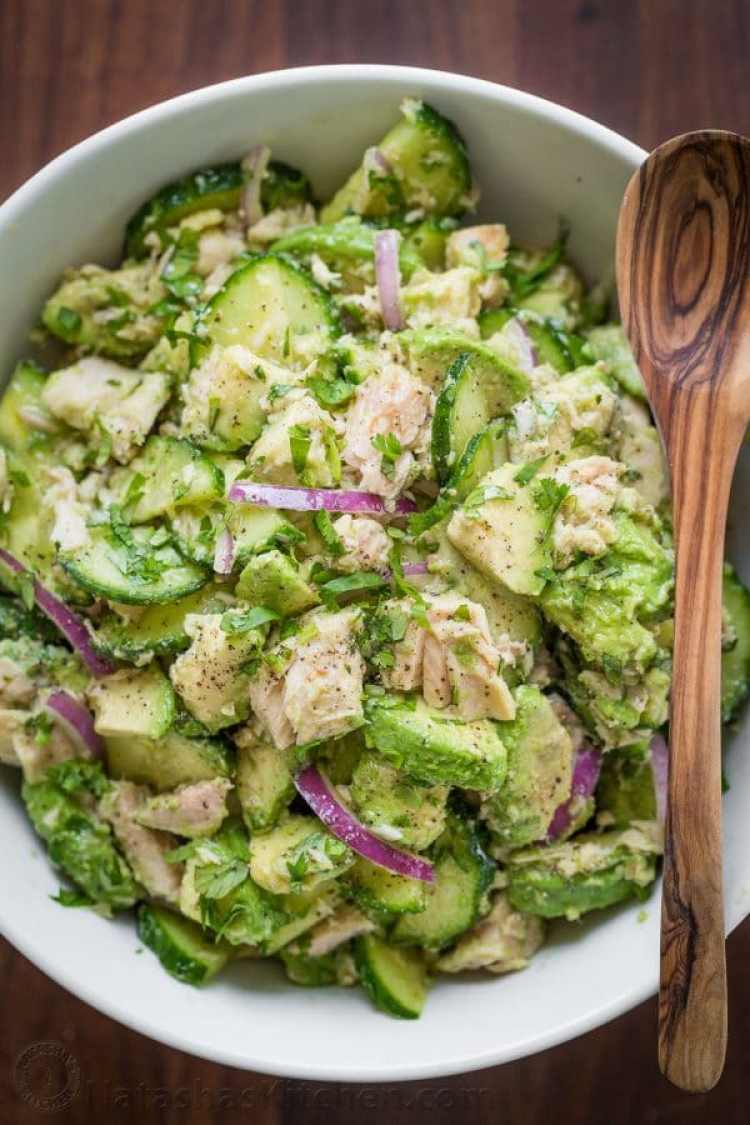 Avocado Tuna Salad Recipe from Natasha’s Kitchen