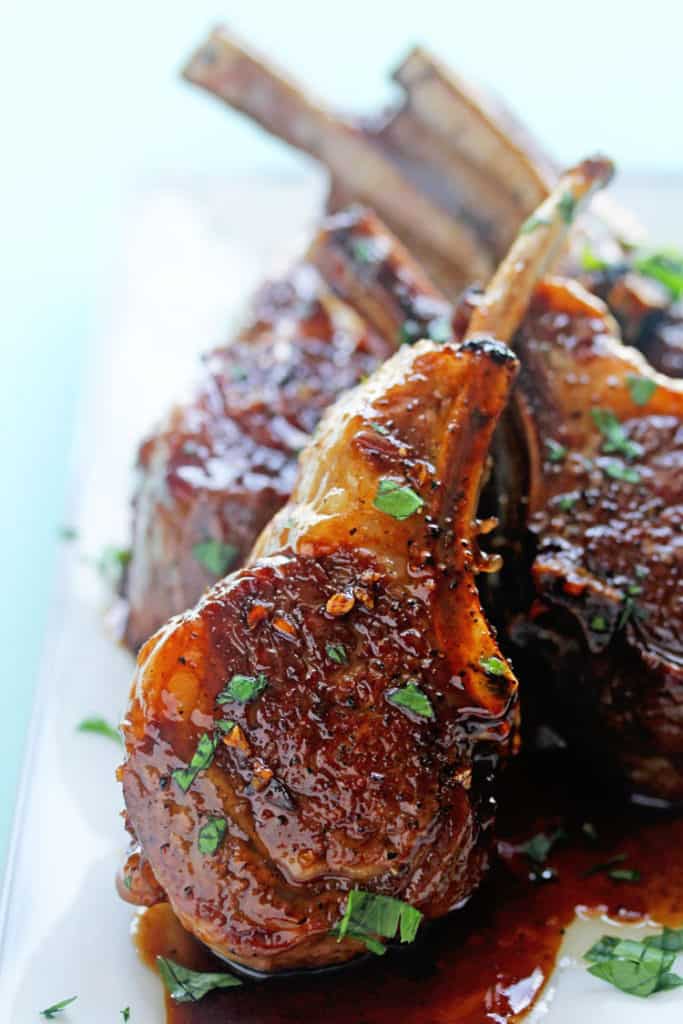 Balsamic Brown Sugar Lamb Chops By Grand Baby Cakes