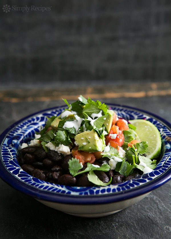 Black Bean Burrito Bowl from Simply Recipes