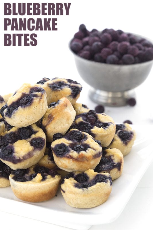 Blueberry Pancake Bites
