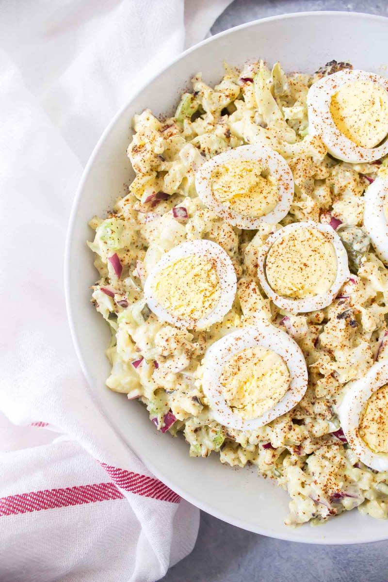 Cauliflower Potato Salad from Wicked Spatula