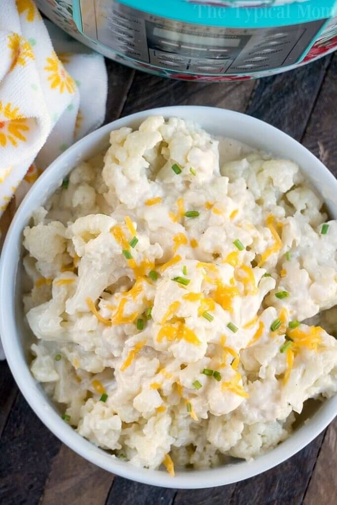 Cheesy Instant Pot Cauliflower