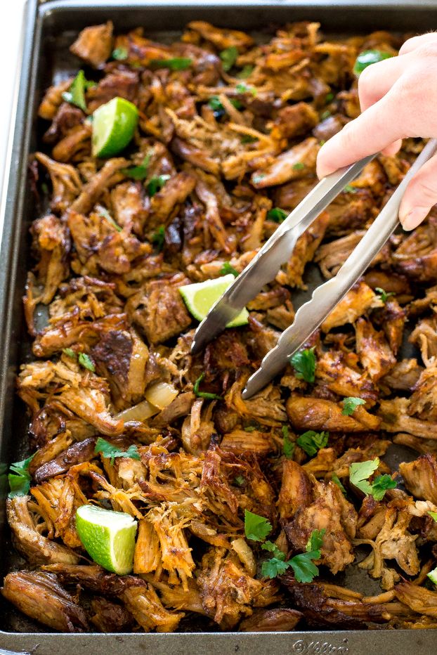 Crispy Slow-Cooker Pork Carnitas.