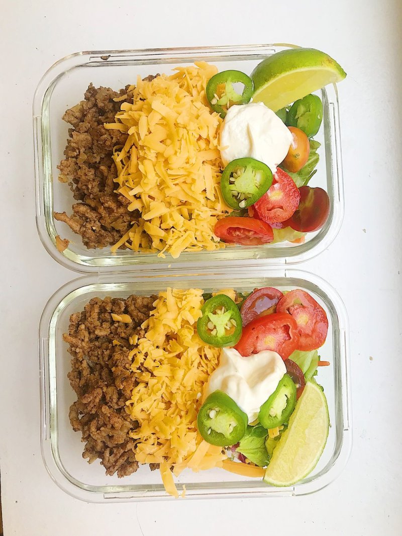 Easy Keto Taco Salad from Megan Seelinger