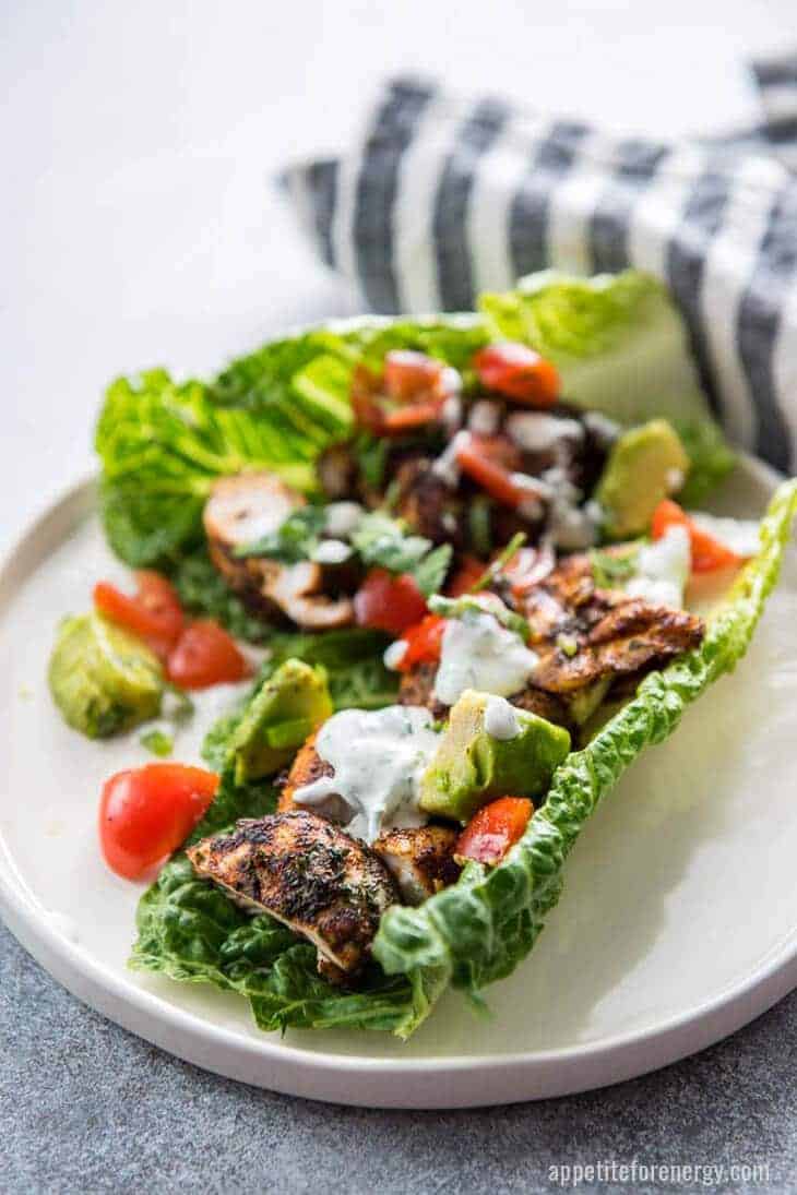 GRILLED CHICKEN TACOS BY APPETITE FOR ENERGY