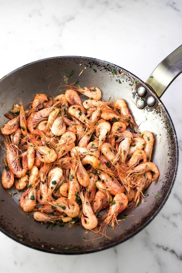 Garlic Shrimp (French Shrimp Appetizer) from A Hedgehog in the Kitchen