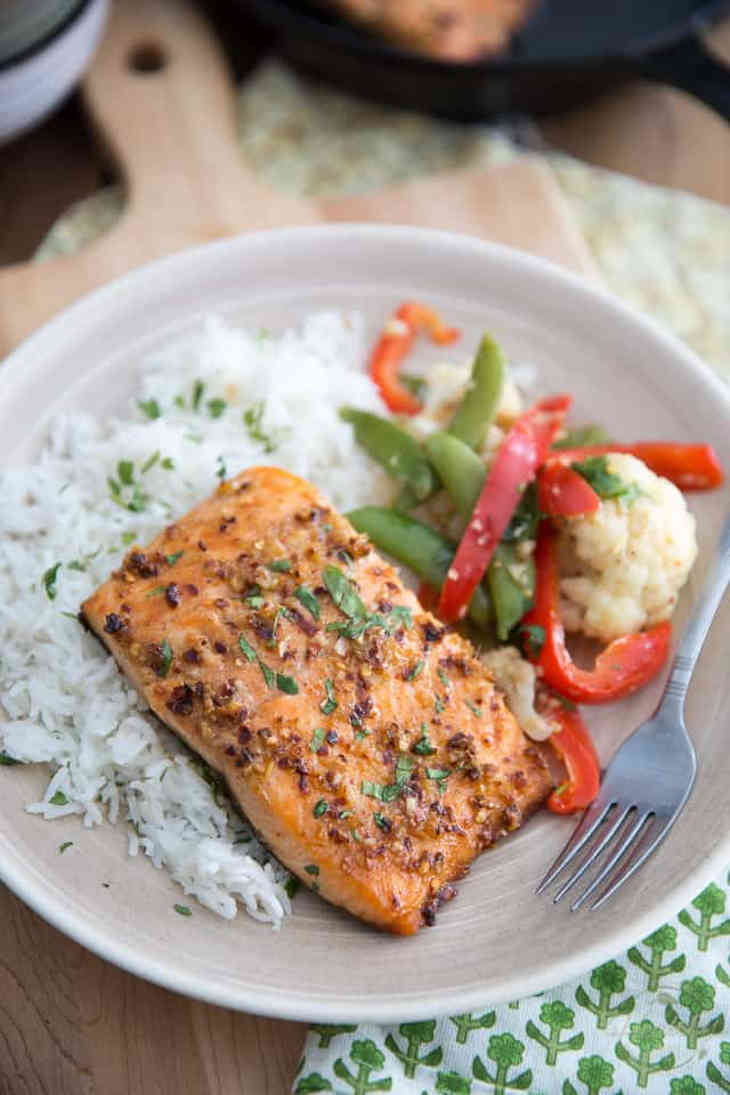 Ginger Garlic Grilled Salmon