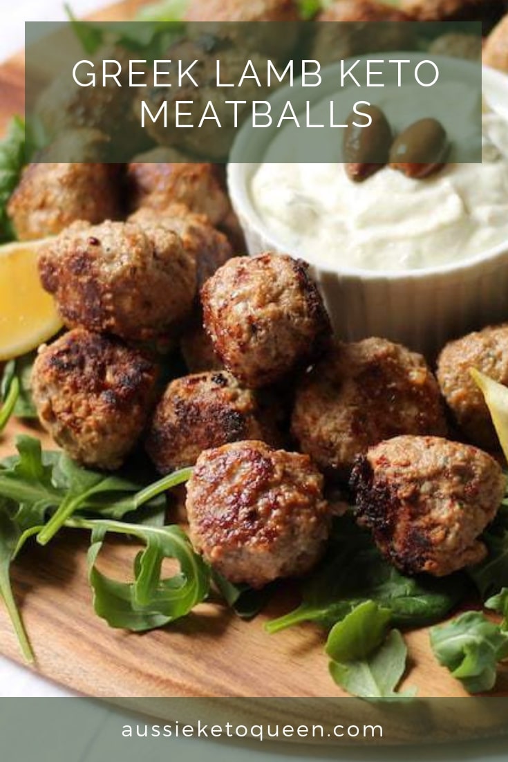 Greek Lamb Keto Meatballs By Aussie Keto Queen