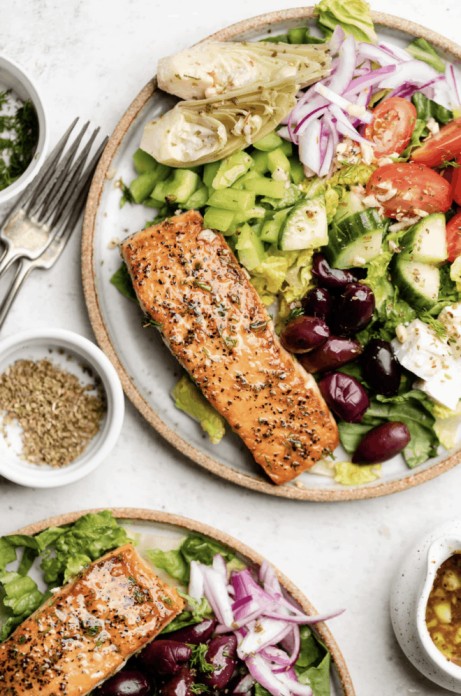 Greek Salmon Salad