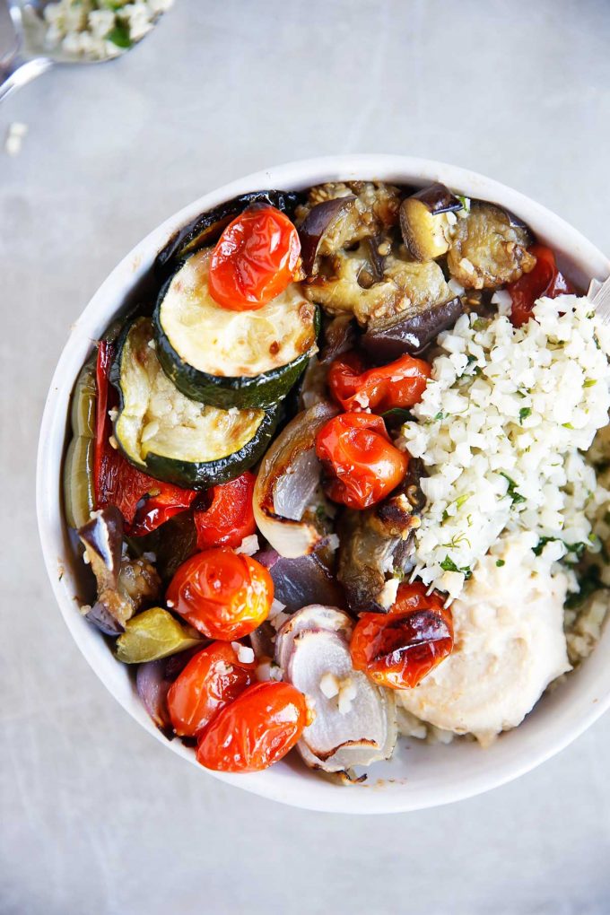 Greek Veggie Bowls from Lexi's Clean Kitchen