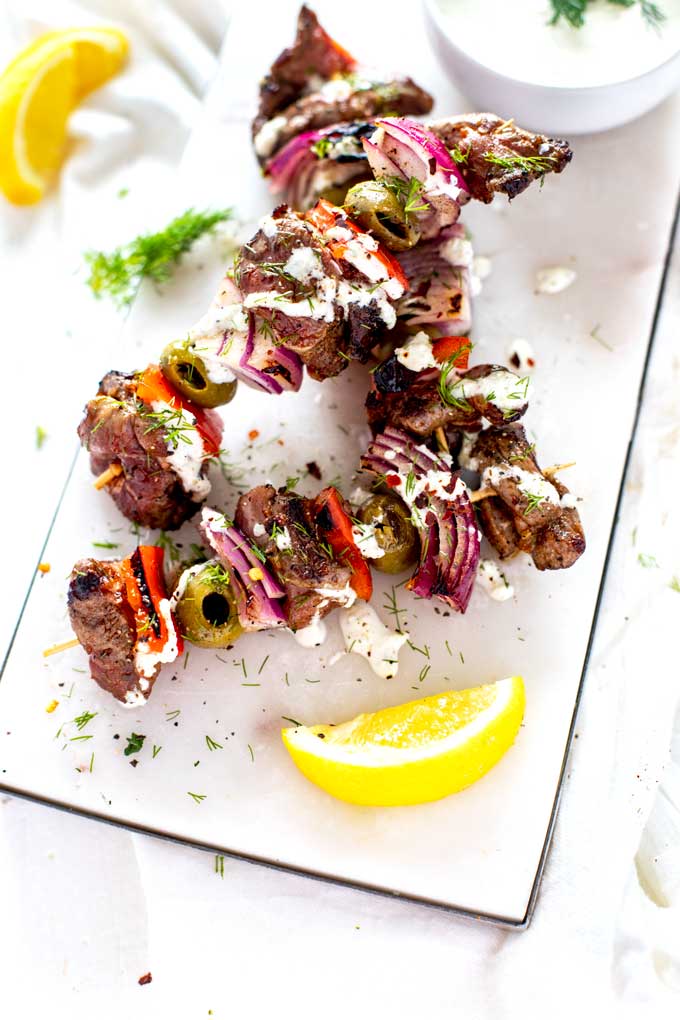 Grilled Lamb Kebabs By Kicking Carbs