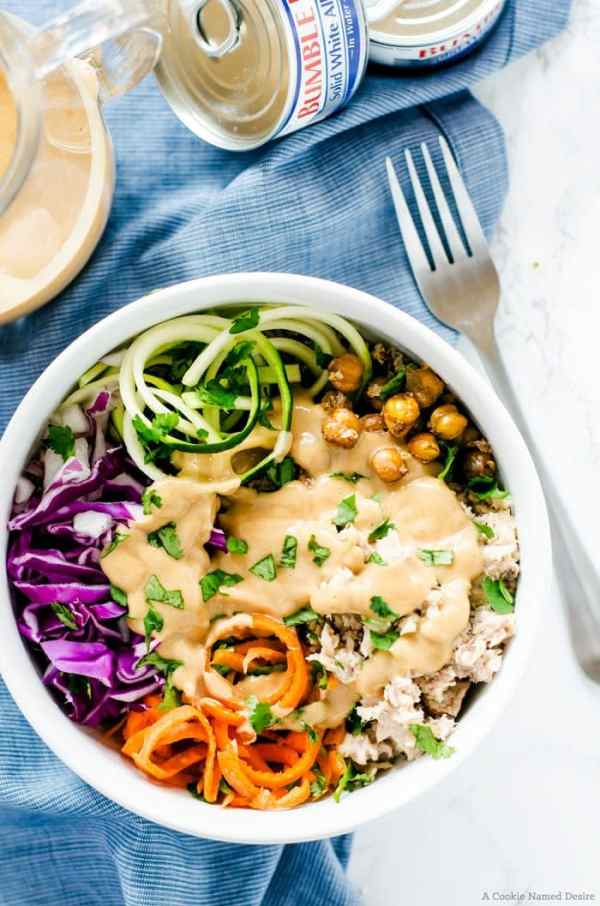 Healthy Thai Tuna Power Bowl