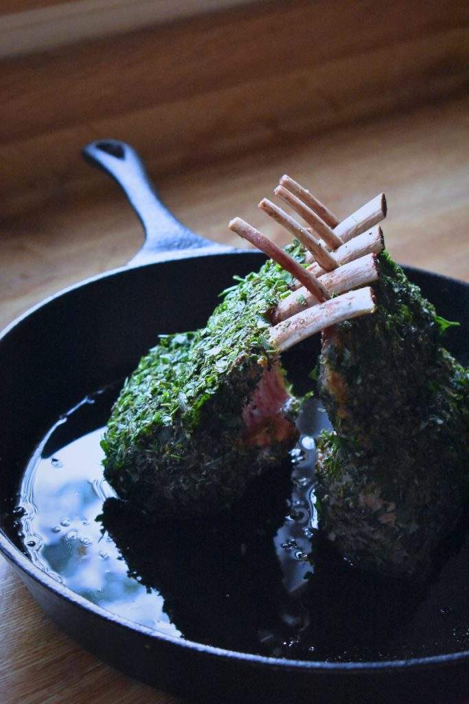 Herb Crusted Rack Of Lamb By Between Fox And Hare