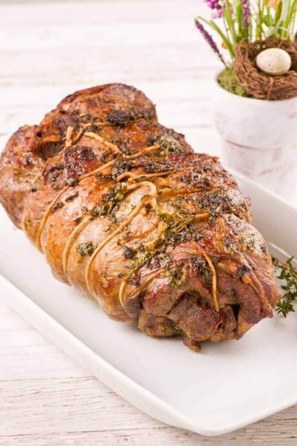 Herb Roasted Boneless Leg Of Lamb By My Gourmet Connection