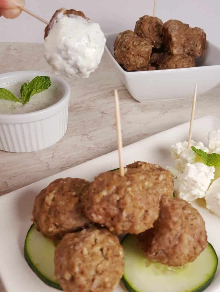 Instant Pot Greek Lamb Meatballs