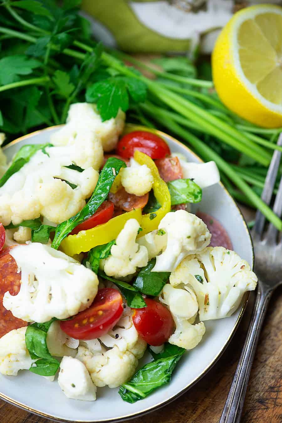 Italian Cauliflower Salad