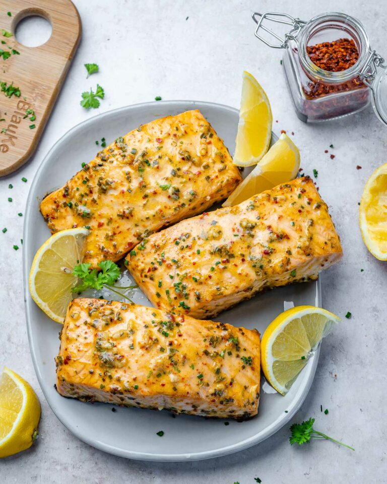 KETO BAKED SALMON FROM BLONDELISH