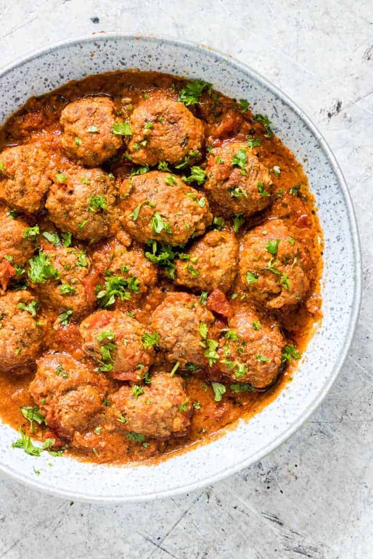 KETO INSTANT POT MEATBALLS