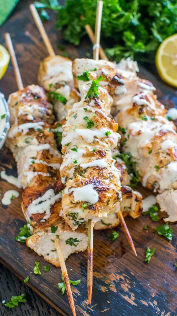 KETO ITALIAN CHICKEN SKEWERS BY SWEET AND SAVORY MEALS