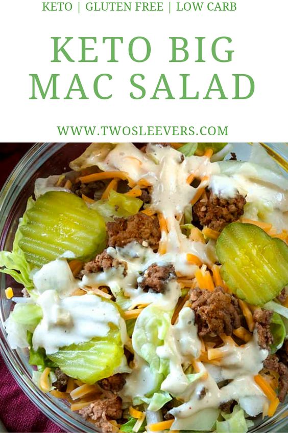 Keto Big Mac Salad