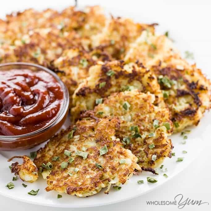 Keto Cauliflower Hash Browns