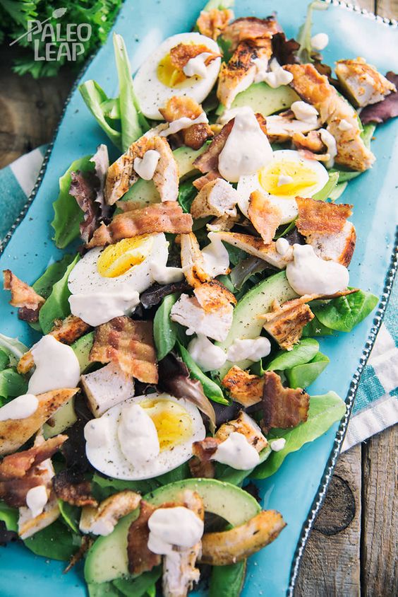 Keto Chicken And Bacon Loaded Salad