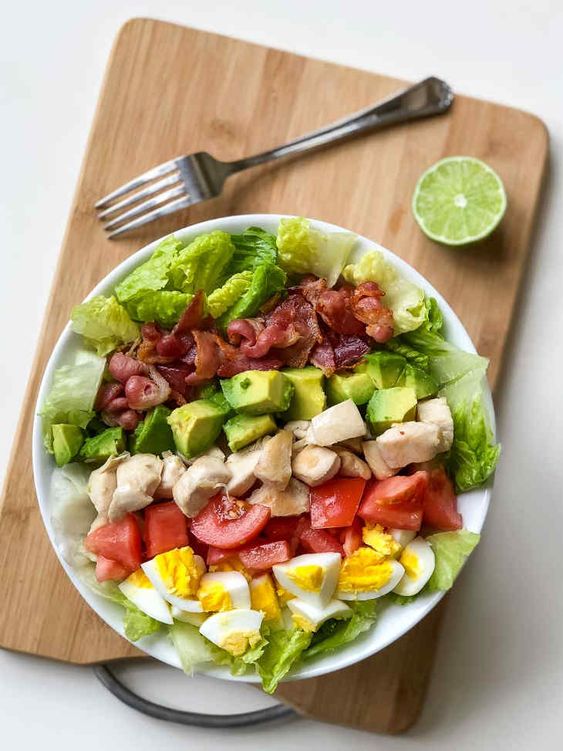 Keto Chicken Cobb Salad