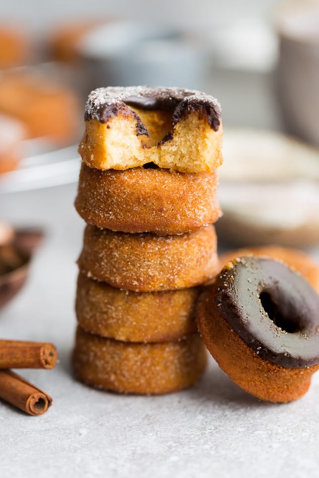 Keto Cinnamon Sugar Donuts