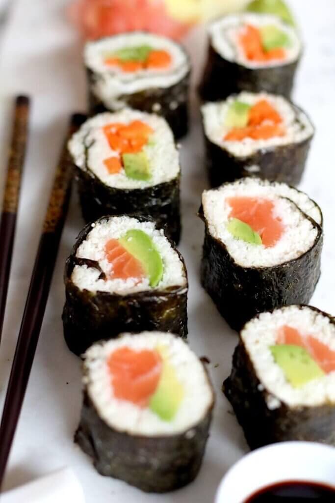 Keto-Friendly Sushi Rolls Recipe with Cauliflower