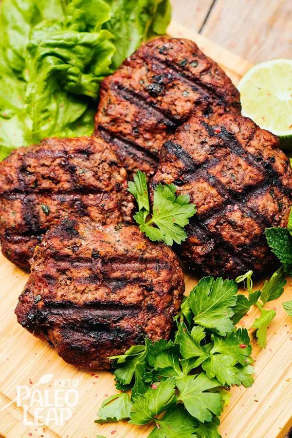 Keto Kafta Burgers By Paleo Leap