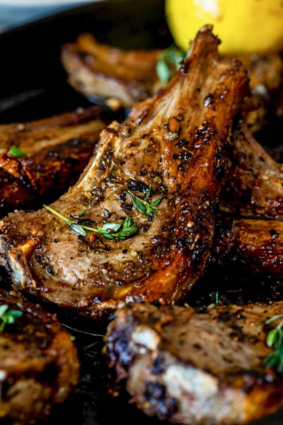 Keto Lemon Garlic Lamb Chops By Simply Delicious Food