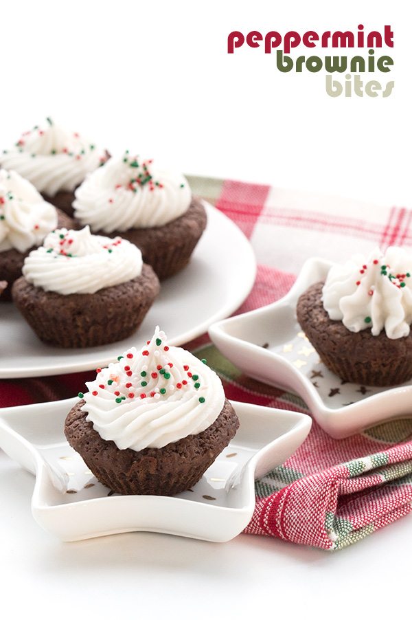 Keto Peppermint Brownie Bites