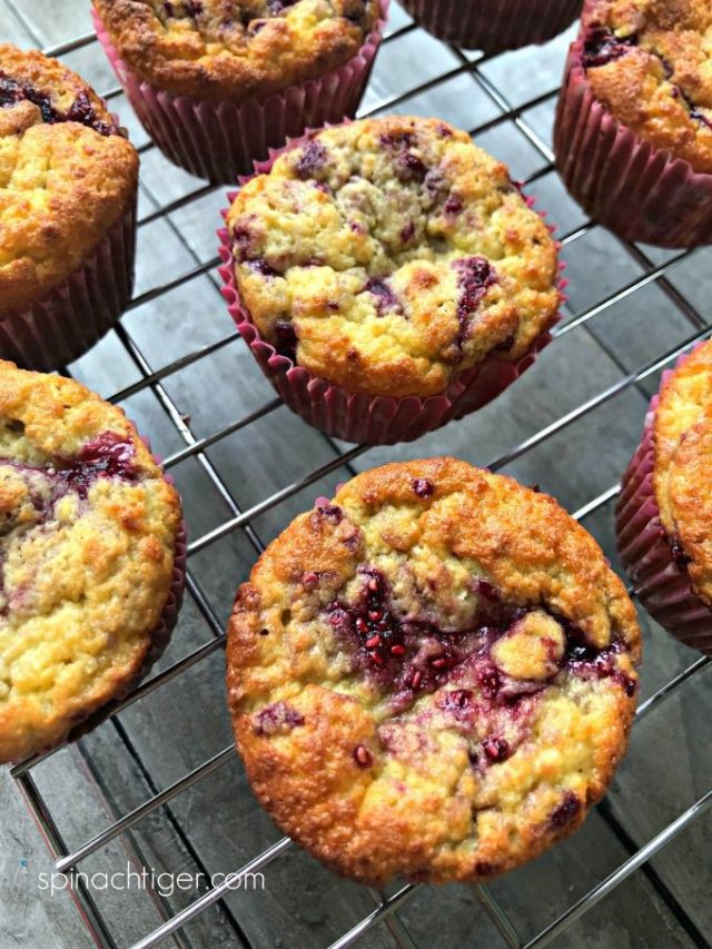 Keto Raspberry Muffins