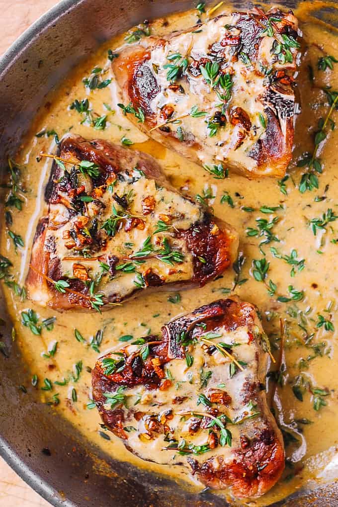 Lamb Chops With Mustard Thyme Sauce By Julia's Album