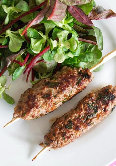 Lamb, Red Onion and Herb Koftas