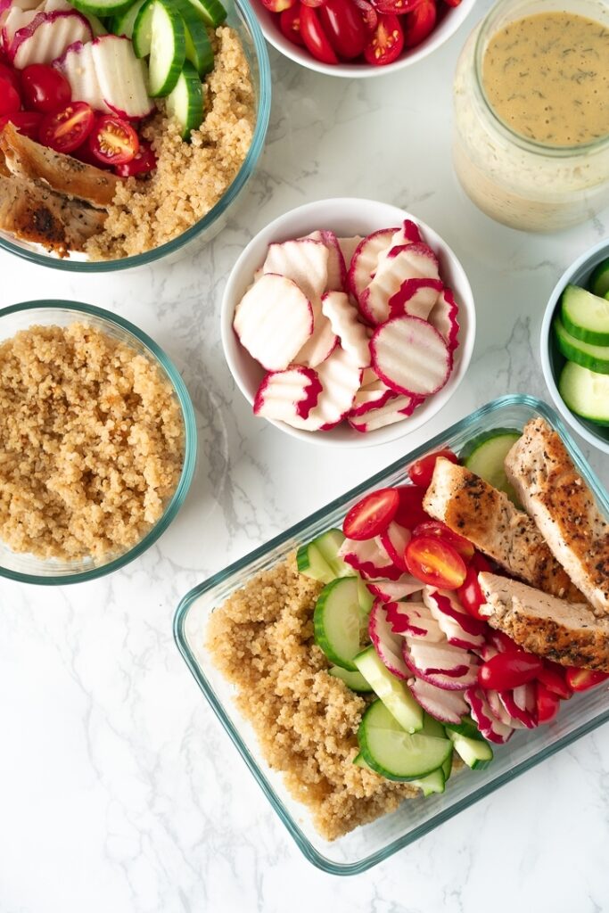 Lemon Hummus Power Bowl