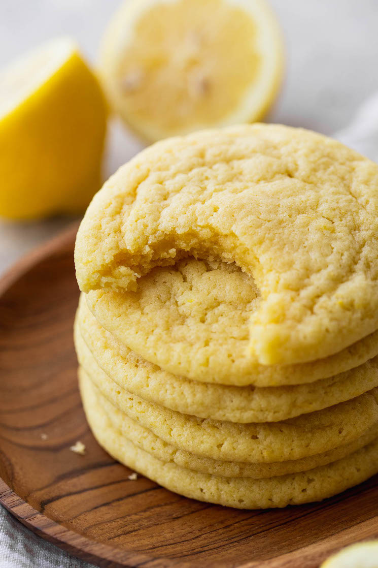 Lemon egg cookies